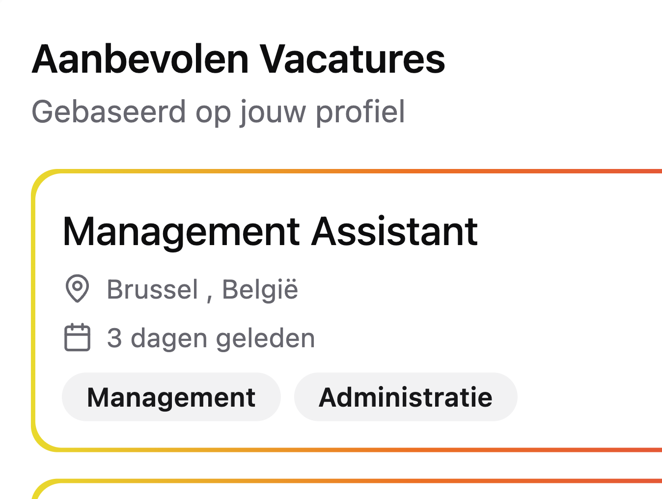 Jobboard met AI Matchmaking